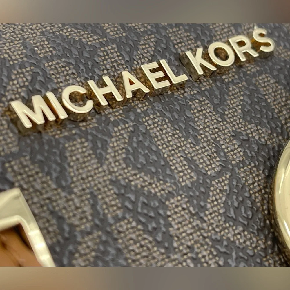 Michael Kors Bedford Extra-Small Logo Duffle Crossbody Bag - Picture 12 of 15